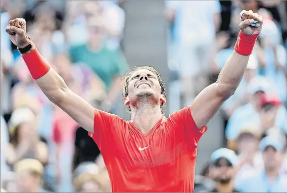  ?? FOTO: GETTY ?? Rafa Nadal, campeón a sus 32 años por cuarta vez del Masters 1000 ATP de Canadá. Dos victorias sumadas en Montreal y ayer cayó la segunda en la sede de Toronto
