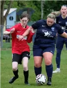  ??  ?? S4K Ladies won their final game of the season away at Caversham AFC Ladies