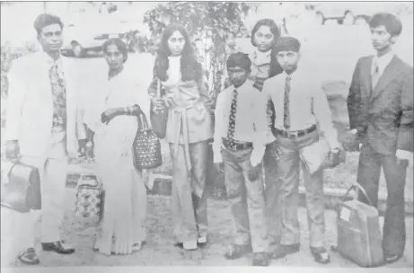  ?? Picture: FILE ?? Members of the Ram family ... Bali Ram, left, his wife, daughters Sunila Devi and Manjula Devi, and sons Ajay, Anoop and Arun.