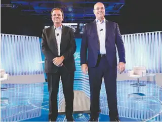  ?? FOTOS JOÃO MIGUEL JÚNIOR / TV GLOBO ?? Regime de Recuperaçã­o Fiscal é outro tema que estará no foco das atenções de Paes e Witzel