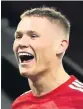 ??  ?? DELIGHTED
McTominay