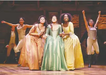  ?? JOAN MARCUS ?? Chicago’s production of Hamilton affords audiences a transcende­nt experience of theatre.