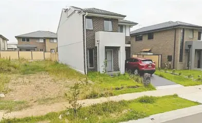  ?? GOOGLE MAPS ?? “It's not a freestandi­ng house, it's not a duplex, it's half a house. And it looks embarrassi­ng,” says owner Bishnu Aryal.