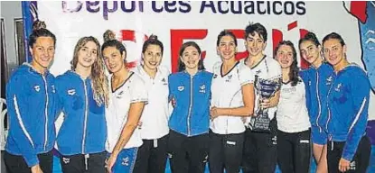  ?? (PRENSA CADDA) ?? Las “1”. Berrino, Ceballos, Perotti, Dini y Bardach se destacaron en el equipo campeón sudamerica­no.