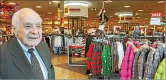  ?? DIGITAL FIRST MEDIA FILE PHOTO ?? Al Boscov poses at his department store in Exeter Township.