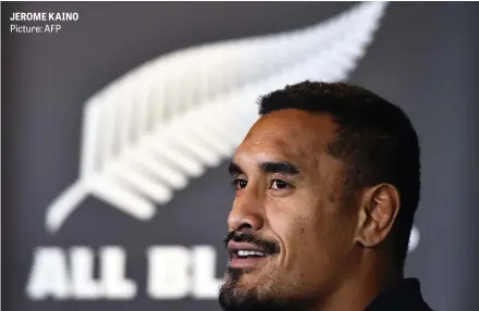  ?? Picture: AFP ?? JEROME KAINO