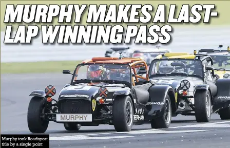  ??  ?? Murphy took Roadsport title by a single point