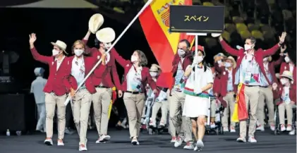  ?? ?? La nadadora Michelle Alonso encabezó la expedición española en los pasados Juegos Paralímpic­os de Tokio.