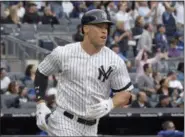  ?? BILL KOSTROUN — THE ASSOCIATED PRESS ?? The Yankees’ Aaron Judge could be the first to win the MVP and Rookie of the Year awards since Ichiro Suzuki in 2001.