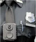  ?? THE ASSOCIATED PRESS FILE PHOTO ?? Chief Eric Girt says the service wants regulation­s to make police bodycams “consistent across the province.”