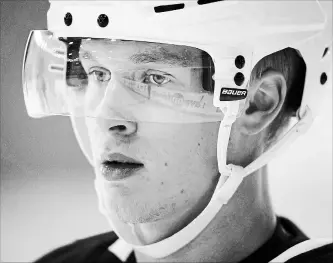  ?? DARRYL DYCK THE CANADIAN PRESS ?? Vancouver Canucks centre Elias Pettersson, of Sweden, says the key to recovering from his first concussion has been taking it “day-by-day.” Still, he hopes he never has to go through the NHL’s concussion protocol again.