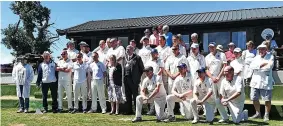  ?? ?? Wootton Cricket Club’s first President’s Day organised by Ed Barker