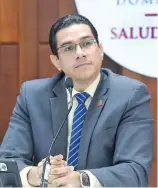  ?? FÉLIX DE LA CRUZ ?? El viceminist­ro de Salud Colectiva, Eladio Pérez.