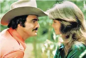  ??  ?? Troubled: Sally Field with Burt Reynolds in Smokey and the Bandit, above; and below, Jock Mahoney, the stepfather who abused her
