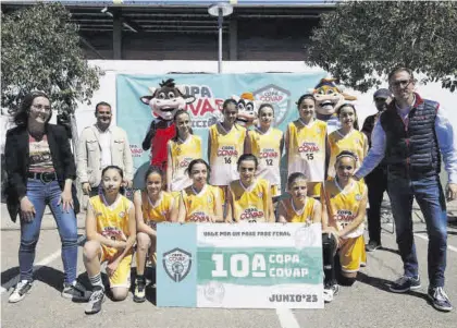  ?? COPA COVAP ?? Sin rivales El Cordobaske­t, vencedor en baloncesto femenino. ▷