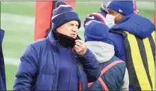  ?? Stew Milne / Associated Press ?? Patriots coach Bill Belichick made the right decision in turning down the opportunit­y to recieve the Medal of Freedom from President Trump, writes Jeff Jacobs.