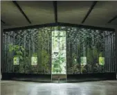  ?? PHOTOS PROVIDED TO CHINA DAILY ?? The installati­on Noah’sGarden is displayed at Beijing’s Red Brick Art Museum.