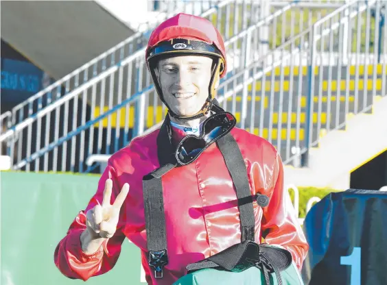  ??  ?? Trainer Stephen Jones has sought out jockey Luke Dittman (above) to ride Magic Millions hope Baby Wong. Picture: Trackside Photograph­y