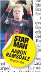  ??  ?? STAR MAN AARON RAMSDALE Wycombe