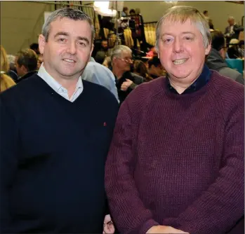  ??  ?? Independen­t candidates and Wicklow County Councillor­s John Snell and Joe Behan.
