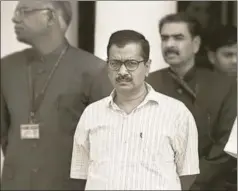  ??  ?? Delhi Chief Minister Arvind Kejriwal at the Vidhan Sabha, March 16. Kejriwal clearly picked ■ a fight he was never capable of sustaining, leave alone winning. RAJ K RAJ/HT PHOTO
