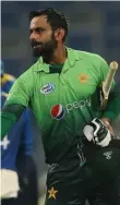  ??  ?? Mohammed Hafeez’s bowling action has been reported