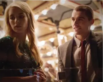  ?? NIKO TAVERNISE ?? Emma Roberts and Dave Franco in Nerve, based on a game that live streams people performing escalating dares.