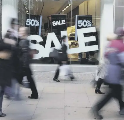  ??  ?? 0 About a quarter of a million Scots rely on the retail industry for their livelihood, but the high street is struggling