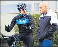  ??  ?? STILL UNDER A CLOUD: Wiggins and Brailsford