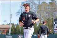  ?? UGa sports communicat­ions — Tony Walsh ?? With a core of in-state recruits, including former Hillgrove standout Max DeJong, Georgia’s goal is to have the edge over its Peach State competitio­n.