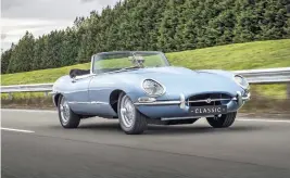  ??  ?? The E-type Zero has been restored and converted for the modern age