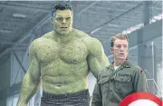  ?? Marvel Studios/IMDb ?? Bulky issue: ‘Avengers: Endgame’s incarnatio­n of a ‘Smart Hulk’ ./