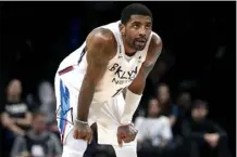  ?? AP file photo ?? Kyrie Irving’s Mavericks chapter has started, with a practice in Los Angeles preceding what’s expected to be his debut game there when the Mavericks visit the Clippers today.