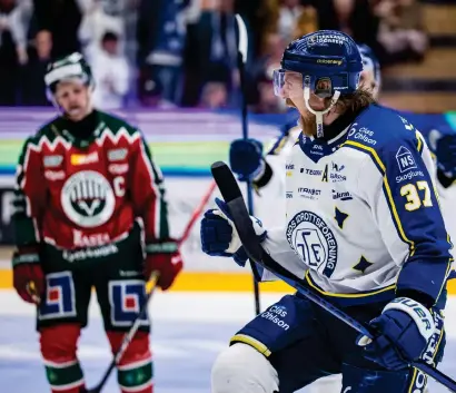  ?? BILD: DANIEL ERIKSSON ?? Anton Lindholms avgörande mål kom när Frölunda spelade som bäst.