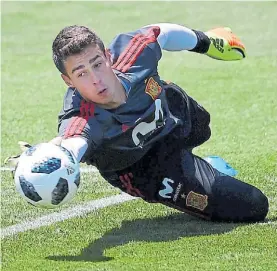  ??  ?? Kepa Arrizabala­ga. Tiene 23 años y fue al Mundial con España.