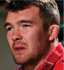  ??  ?? Peter O’Mahony would not be fazed by wearing the No 7 shirt against Toulon