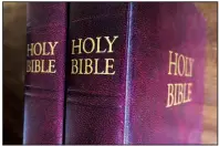  ?? AP ?? The 25% tariff proposed by President Donald Trump’s administra­tion would apply to all books, but critics worry it would have a disproport­ionate effect on Bibles.