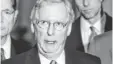  ?? MARK WILSON, GETTY IMAGES ?? Sen. Mitch McConnell, R-Ky.