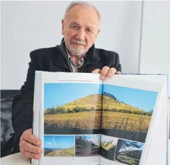  ?? FOTO: BERNHARD HAMPP ?? Auch der Ipf kommt in Jörg Nädelins Buch zu Ehren.