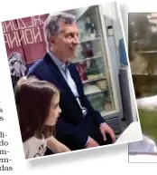  ??  ?? POSTALES. Macri con Antonia en la pizzería de la polémica. El helicópter­o con que buscó a su hija del colegio. Y una selfie romántica con la “Hechicera”.