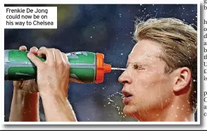  ?? ?? Frenkie De Jong could now be on his way to Chelsea