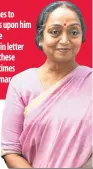  ??  ?? My best wishes to Kovind Ji, it is upon him to uphold the Constituti­on in letter and spirit in these challengin­g times — Meira Kumar