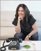  ?? JAY L. CLENDENIN/LOS ANGELES TIMES/TNS ?? Film producer Amy Baer is launching a new production company, Landline Pictures, focused on the 50-plus age demographi­c. She is photograph­ed in her office in Beverly HIlls.
