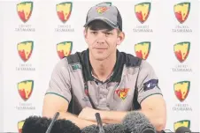  ?? Pictures: MATHEW FARRELL ?? CONFIDENT: Test captain Tim Paine.