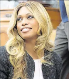  ?? JOJO WHILDEN/CBS ?? Laverne Cox plays lawyer Cameron Wirth on the new CBS series “Doubt,” co-starring Katherine Heigl.