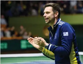  ?? Arkivbild: Erik Simander ?? Robin Söderling är svensk Davis Cup-kapten.