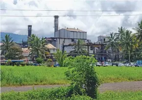  ?? Photo: Sampras Anand ?? The Fiji Sugar Corporatio­n’s Labasa Mill is expected to undergo relevant maintenanc­e to reduce and address the black soot emissions during the new crushing season.