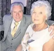  ??  ?? Happy memories Gerard, pictured with wife Rena, wrote about his past in Airdrie