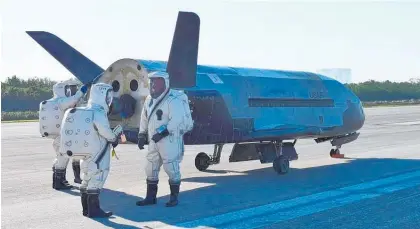  ?? Photo / Washington Post ?? The US Air Force has been tightlippe­d about the spacecraft’s mission.