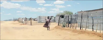  ?? Photo: Emmency Nuukala ?? Empty promises… Otjiwarong­o residents bemoan poor performanc­e.